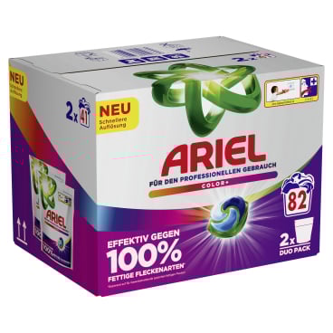 Ariel Professional All-in-1 Pods Color+ Waschmittel 1 Karton = 2 Packungen à 41 Stück à 20,9 g - Bild-Darstellung des Produktes 1