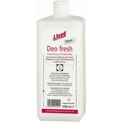 Lloyd Deo fresh Geruchsverbesserer, Hochwirksamer Geruchsbinder für Kliniken, Pflegeheime, etc., 1000 ml - Flasche