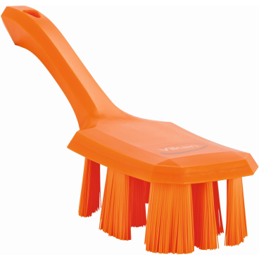 Vikan ULTRA SAFE TECHNOLOGY Handbürste mit kurzem Griff Farbe: orange - Bild-Darstellung des Produktes 1