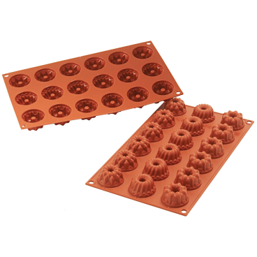 SCHNEIDER Silikon-Backform, Mini Fantasy, rot Maße: 40 x 22 mm - Bild-Darstellung des Produktes 1