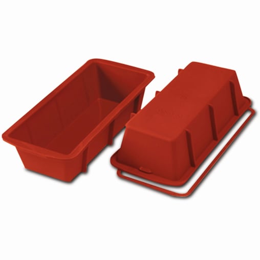 SCHNEIDER Einzelne Silikon-Backform, Königskuchen, rot