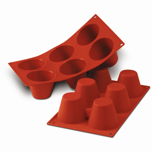 SCHNEIDER Silikon-Backform, Muffin groß, rot