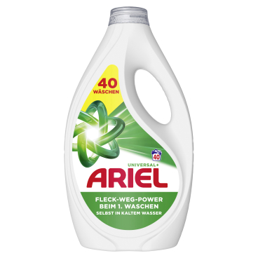 Ariel Universal+ Regulär Flüssigwaschmittel 1,8 Liter - Flasche für ca. 40 Waschladungen - Bild-Darstellung des Produktes 1