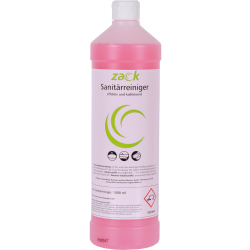 ZACK Sanitärreiniger, Für säurefeste Oberflächen, 1 Karton = 12 Flaschen á 1000 ml 04702