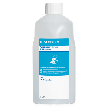Dr. Schumacher DESCODERM Händedesinfektion, PREVENT 1 Liter - Flasche - Bild-Darstellung des Produktes 1