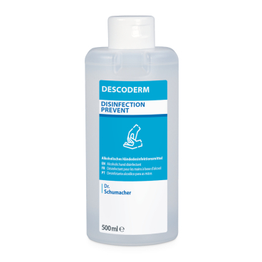 Dr. Schumacher DESCODERM Händedesinfektion, PREVENT 500 ml - Flasche - Bild-Darstellung des Produktes 1
