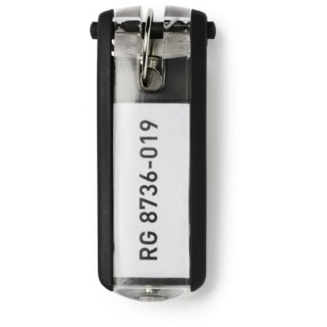 DURABLE KEY CLIP Schlüsselanhänger 1 Beutel = 6 Stück, schwarz - Bild-Darstellung des Produktes 1