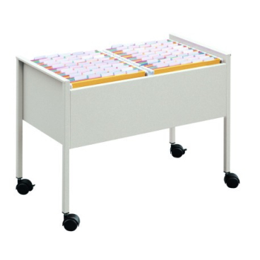 DURABLE 100 DUO ECONOMY Hängemappenwagen Farbe: grau, 592 x 760 x 425 mm - Bild-Darstellung des Produktes 1