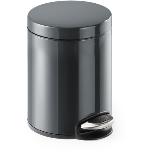 DURABLE Treteimer Metall, rund, anthrazit
