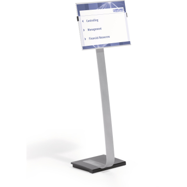DURABLE INFO SIGN Stand A3 Bodenständer Farbe: metallic silber - Bild-Darstellung des Produktes 1