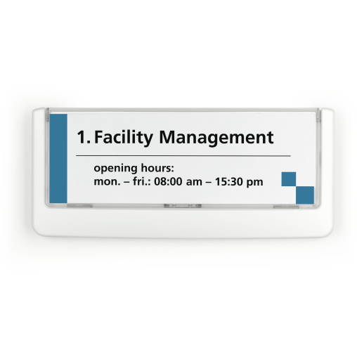 DURABLE CLICK SIGN Türschild, 149 x 52,5 mm