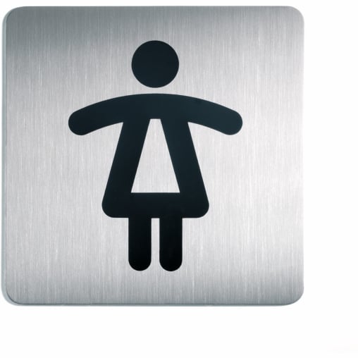 DURABLE PICTO WC Piktogramm, quadratisch, 150 x 150 mm