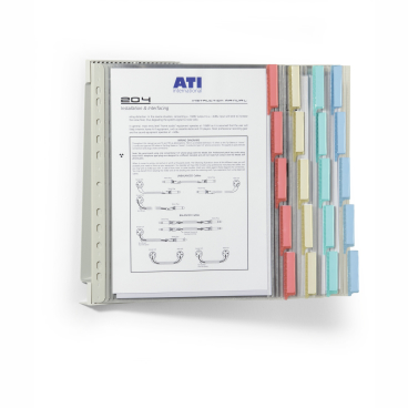 DURABLE Function Wall 20 Sichttafelset 1 Set = 20 Tafeln + 1 Wandhalter, farbig sortiert - Bild-Darstellung des Produktes 1