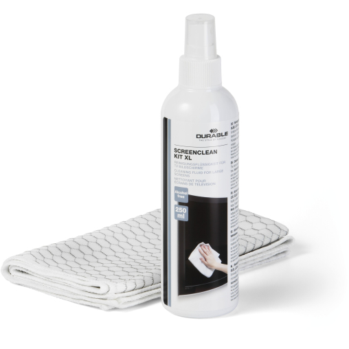 DURABLE Screenclean Kit XL Bilschirmreiniger-Set