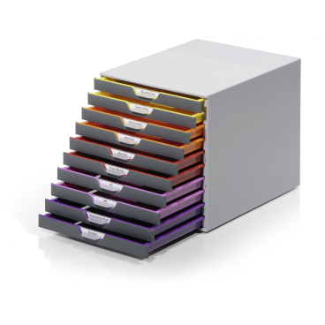 DURABLE Varicolor® Schubladenbox, 10 Fächer Farbe: farbiger Ablauf / Verlauf - Bild-Darstellung des Produktes 1