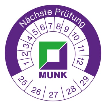 MUNK Prüfplakette 50er-Pack 1 Stück - Bild-Darstellung des Produktes 1