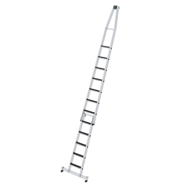 MUNK Stufen- Glasreinigerleiter 2-teilig mit clip-step R13 und nivello Traverse 5+7 Stufen 1 Stück - Bild-Darstellung des Produktes 1