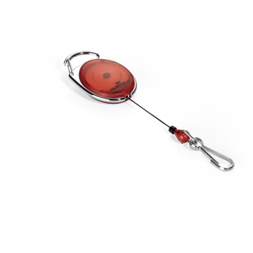 DURABLE Jojo Style Ausweishalter mit Federhaken Farbe: rot - Bild-Darstellung des Produktes 1