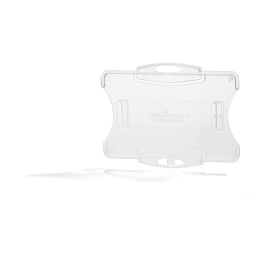 DURABLE Ausweishalter für einen Betriebsausweis 1 Packung = 10 Stück, Farbe: transparent - Bild-Darstellung des Produktes 1