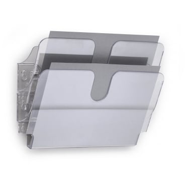 DURABLE Flexiplus 2 A4 Prospektspender 1 Set = 2 Prospektspender, Farbe: transparent - Bild-Darstellung des Produktes 1