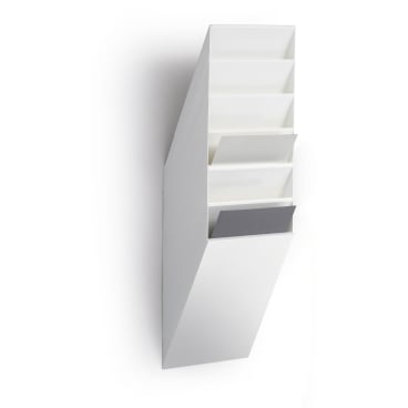 DURABLE FLEXIBOXX 6 A4 Prospektspender-Set 1 Set = 6 Prospektspender, Farbe: weiß - Bild-Darstellung des Produktes 1