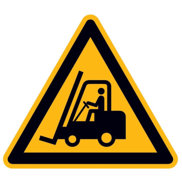 Wolk Warnschild Fol Flurförderzeuge SL200 mm Wolk Warnschild Fol Flurförderzeuge SL200 mm - Bild-Darstellung des Produktes 1