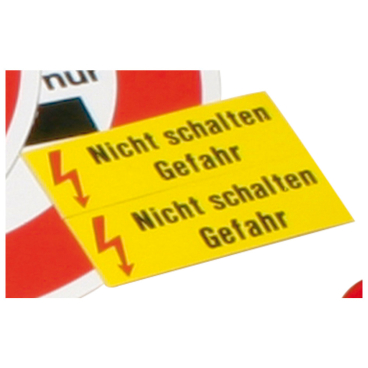 Dönges Warnschild,  selbstklebend, "Nicht schalten Gefahr", 70 x 25 mm Dönges Warnschild,  selbstklebend, "Nicht schalten Gefahr", 70 x 25 mm - Bild-Darstellung des Produktes 1