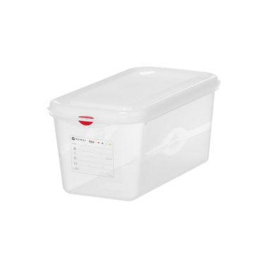 GN 1/3 Behälter, Polypropylen, HENDI, GN 1/3, 6L, Transparent, 325x176x(H)150mm, Rechteckig 873243 - Bild-Darstellung des Produktes 1