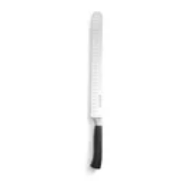 Schinken-/Lachsmesser, HENDI, Profi Line, Grantonschliff, Schwarz, (L)430mm 844328 - Bild-Darstellung des Produktes 1