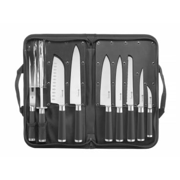 Messerset, 9-teilig, HENDI, Schwarz, 445x260x(H)65mm 975770 - Bild-Darstellung des Produktes 1