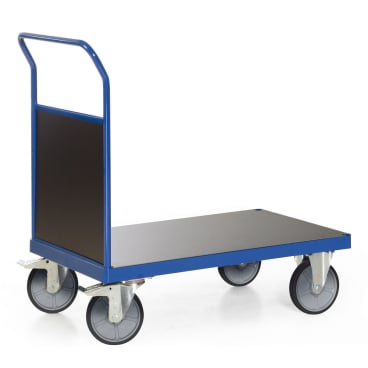 Bako Logistiksysteme Plattformwagen F600 mit 1 Holz- Stirnwand ohne Bordkante 1000x600mm 1 Stück - Bild-Darstellung des Produktes 1
