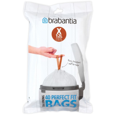 Brabantia (X) Müllbeutel, 12 Liter 1 Spenderpackung = 40 Müllbeutel - Bild-Darstellung des Produktes 1