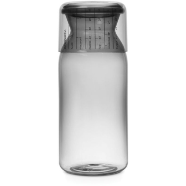 Brabantia Vorratsdose, mit Messbecher, 1,3 Liter Farbe: Dark Grey - Bild-Darstellung des Produktes 1