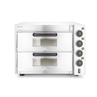 Doppeldeck-Pizzaofen 3000W, HENDI, Silber, 230V/3000W, 580x560x(H)435mm 220283 - Bild-Darstellung des Produktes 1