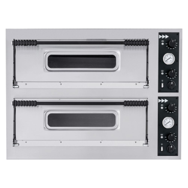 Pizzaofen BASIC XXL 66, HENDI, 2 Kammern, 400V/18000W, 1365x955x(H)745mm 226995 - Bild-Darstellung des Produktes 1