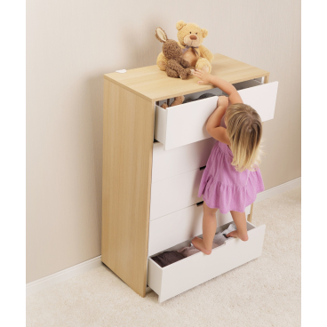 TV Kippsicherung Set 2-tlg. - Verstellbar, Für Flachbildfernseher Und Möbel