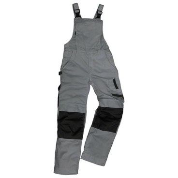 fortis Arbeitslatzhose Champ, Gr. 52, grau/schwarz fortis Arbeitslatzhose Champ, Gr. 52, grau/schwarz - Bild-Darstellung des Produktes 1