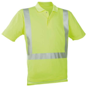 EDE Warn-Polo-Shirt leuchtgelb, Gr. L EDE Warn-Polo-Shirt leuchtgelb, Gr. L - Bild-Darstellung des Produktes 1