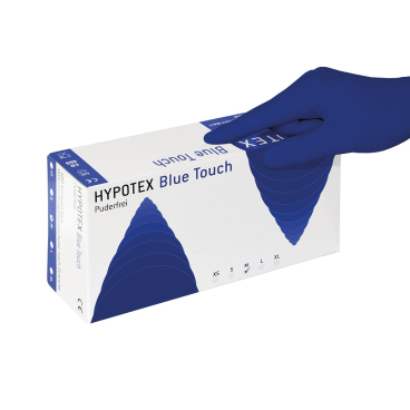 HYPOTEX Latex Handschuhe, Blue Touch 100 Stück, Größe: S - Bild-Darstellung des Produktes 1