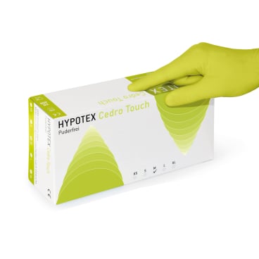 HYPOTEX  Latex Handschuhe, Cedro Touch 100 Stück, Größe: S - Bild-Darstellung des Produktes 1
