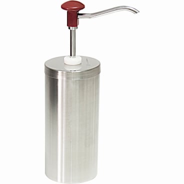 SCHNEIDER Dosierspender, rund Maße: H 335 mm, Ø 117 mm, 1-fach, 2,25 l - Bild-Darstellung des Produktes 1