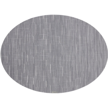 chilewich Bamboo Oval Platzset 36 x 49 cm, Bambus-Webstruktur, antimikrobiell, phthalatfrei, Made in USA 36x49 cm - Bild-Darstellung des Produktes 1