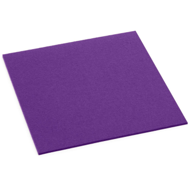 HEY-SIGN Untersetzer quadratisch 25 x 25 cm, 5 mm Naturfilz (violett) – 100% reine Schurwolle, Made in Germany 25x25 cm - Bild-Darstellung des Produktes 1