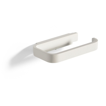ZONE Denmark Rim Toilettenpapierhalter aus hochwertigem Aluminium – zeitloses Design aus Dänemark, robust und langlebig, Platz für mehrere Ersatzrollen. 14,6 x 8,4 x 2 cm, Weiß, Aluminium - Bild-Darstellung des Produktes 1