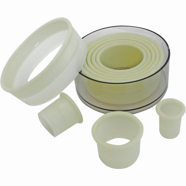 SCHNEIDER Ausstechersatz aus Nylon, rund 9-teiliges Set, glatt - Bild-Darstellung des Produktes 1