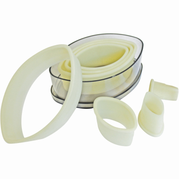 SCHNEIDER Ausstechersatz aus Nylon, oval 7-teiliges Set, glatt - Bild-Darstellung des Produktes 1