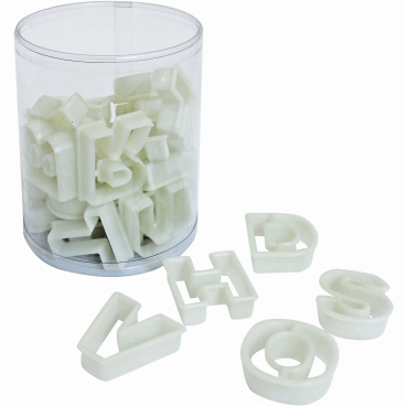 SCHNEIDER Ausstechersatz aus Nylon, Buchstaben 26-teiliges Set - Bild-Darstellung des Produktes 1