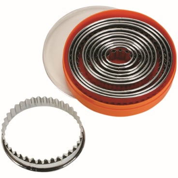 SCHNEIDER Ausstechersatz aus Edelstahl, oval 12-teiliges Set, gezackt - Bild-Darstellung des Produktes 1