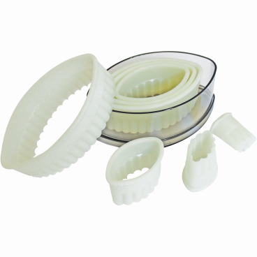 SCHNEIDER Ausstechersatz aus Nylon, oval 7-teiliges Set, gezackt - Bild-Darstellung des Produktes 1