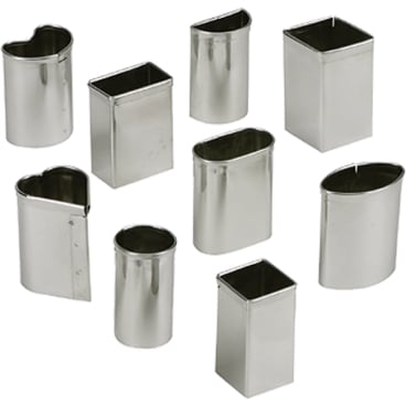 SCHNEIDER Petits-Fours-Ausstecher, Edelstahl 9-teiliges Set - Bild-Darstellung des Produktes 1